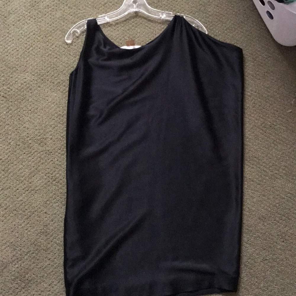 Asymmetric mini dress